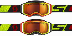 GOGGLE PROSPECT SNOW YLW/RED ENHANCER RED CHROME