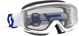 SPLIT OTG GOGGLE WHITE/RED W/CLEAR WORKS LENS