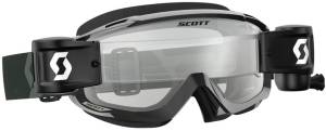 SPLIT OTG GOGGLE BLACK/WHITE W/CLEAR WORKS LENS