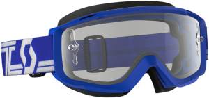 SPLIT OTG GOGGLE BLUE/WHITE W/CLEAR WORKS LENS