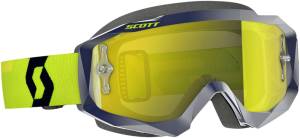 HUSTLE GOGGLE BLUE/YELLOW W/YELLOW CHROME WORKS