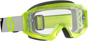 HUSTLE GOGGLE X YELLOW/GREY W/CLEAR WORKS