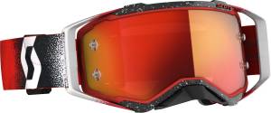 PROSPECT GOGGLE WHITE/RED ORANGE CHROME WORKS