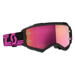 FURY GOGGLE BLACK/PINK PINK CHROME WORKS LENS