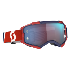 FURY GOGGLE RED/BLUE BLUE CHROME WORKS LENS