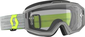 SPLIT OTG GOGGLE GREY/YELLOW W/CLEAR WORKS LENS