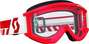 RECOIL XI GOGGLE RED W/CLEAR LENS