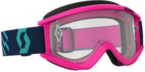 RECOIL XI GOGGLE PINK/TEAL W/CLEAR WORKS LENS