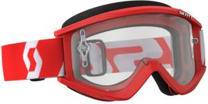 RECOIL XI GOGGLE RED W/CLEAR WORKS LENS