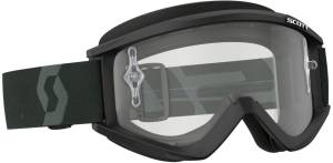 RECOIL XI GOGGLE BLACK/WHITE W/CLEAR WORKS LENS