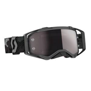 PROSPECT GOGGLE DARK GREY/ BLK W/SILVER CHROME WORKS