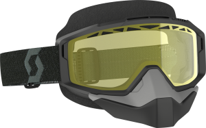 SPLIT OTG SNOW CROSS GOGGLE BLACK W/YELLOW