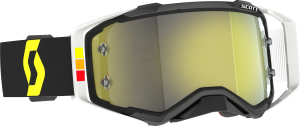 PROSPECT PRO CIRCUIT GOGGLE BLACK/WHITE YELLOW CHROME WORK