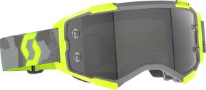 FURY LS GOGGLE LT GREY/NEON YLW GREY WORKS