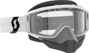 PRIMAL SNOWCROSS GOGGLE WHITE CLEAR LENS