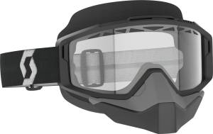 SPLIT OTG SNWCRSS GOGGLE BLACK/WHITE CLEAR LENS