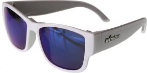 GOMER BOMB FLOATING EYEWEAR GLOSS WHITE W/BLUE MIRROR LENS