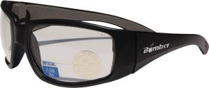 STINK BOMB SAFETY EYEWEAR BLACK W/1.5BIFO SAFETY LENS