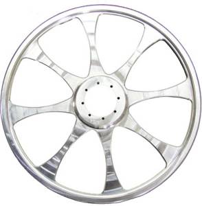 8-SPOKE BILLET WHEEL NATURAL 5.5"