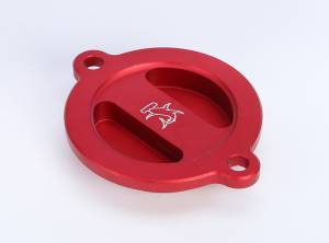 OIL FILTER COVER KTM450/500 RED