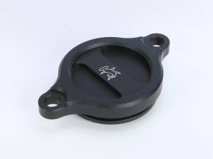 OIL FILTER COVER RMZ250/450 05-13 BLACK