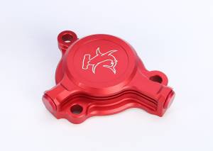 OIL FILTER COVER YZ250F 03-13 RED