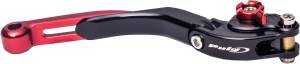 LEVER BRAKE BLACK/RED EXTENDABLE/FOLDABLE