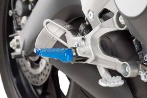 FOOTPEGS RACING BLUE