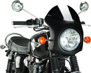 WINDSCREEN SEMI-FAIRING BLACK/BLACK