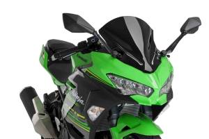 WINDSCREEN Z-RACING BLACK KAW