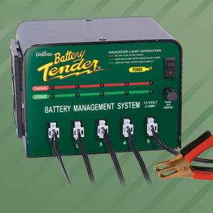 BATTERY MANAGEMENT SYSTEM 5 OUTPUTS 12V 2A