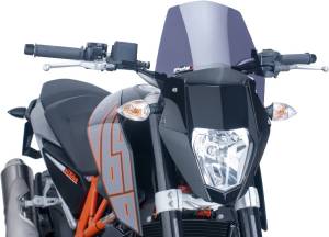 WINDSCREEN NAKED NEW GEN SPORT DARK SMOKE