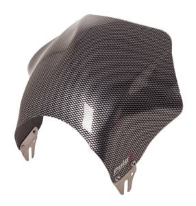 RAPTOR WINDSCREEN HEADLIGHT MOUNT CARBON