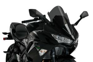 WINDSCREEN Z-RACING DARK SMOKE KAW