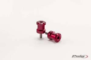 SWINGARM SPOOLS HI-TECH 6MM RED 2/PK