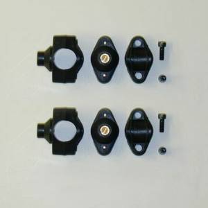 7/8" QUICKSET HANDLEBAR CLAMPS BLK