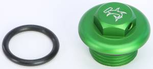 OIL FILLER PLUGS GREEN KX250F/450F