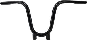 1" BOOTLEGGER HANDLEBARS BLACK DIMPLED