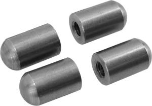 RADIUS STYLE THREADED 3/8-16 SHORT LENGTH STEEL BUNGS 4/PK