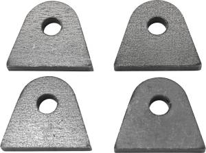 WELD-ON STEEL MOUNTING TABS STYLE 1 4/PK