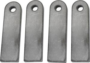 WELD-ON STEEL MOUNTING TABS STYLE 2 4/PK