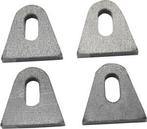 WELD-ON STEEL MOUNTING TABS STYLE 4 4/PK