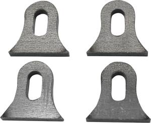 WELD-ON STEEL MOUNTING TABS VINTAGE STYLE 8 4/PK