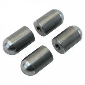 RADIUS STYLE THREADED 5/16-18 SHORT LENGTH STEEL BUNGS 4/PK