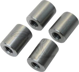 STEEL BUNGS 3/8-16 THREADED 1" 4/PK