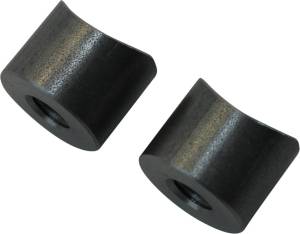 COPED STEEL BUNGS 5/16-18 THREADED 1/2" 2/PK