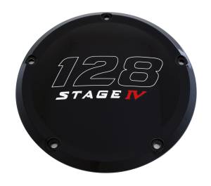 7   M8 FLT/FLH DERBY COVER 128 STAGE IV BLACK