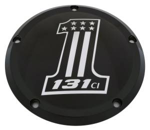 7   M8 FLT/FLH DERBY COVER 131 BLACK