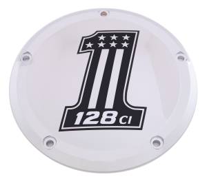 7   M8 FLT/FLH DERBY COVER 128 CHROME