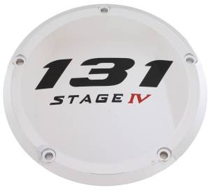 7 M8 FLT/FLH DERBY COVER 131 STAGE IV CHROME